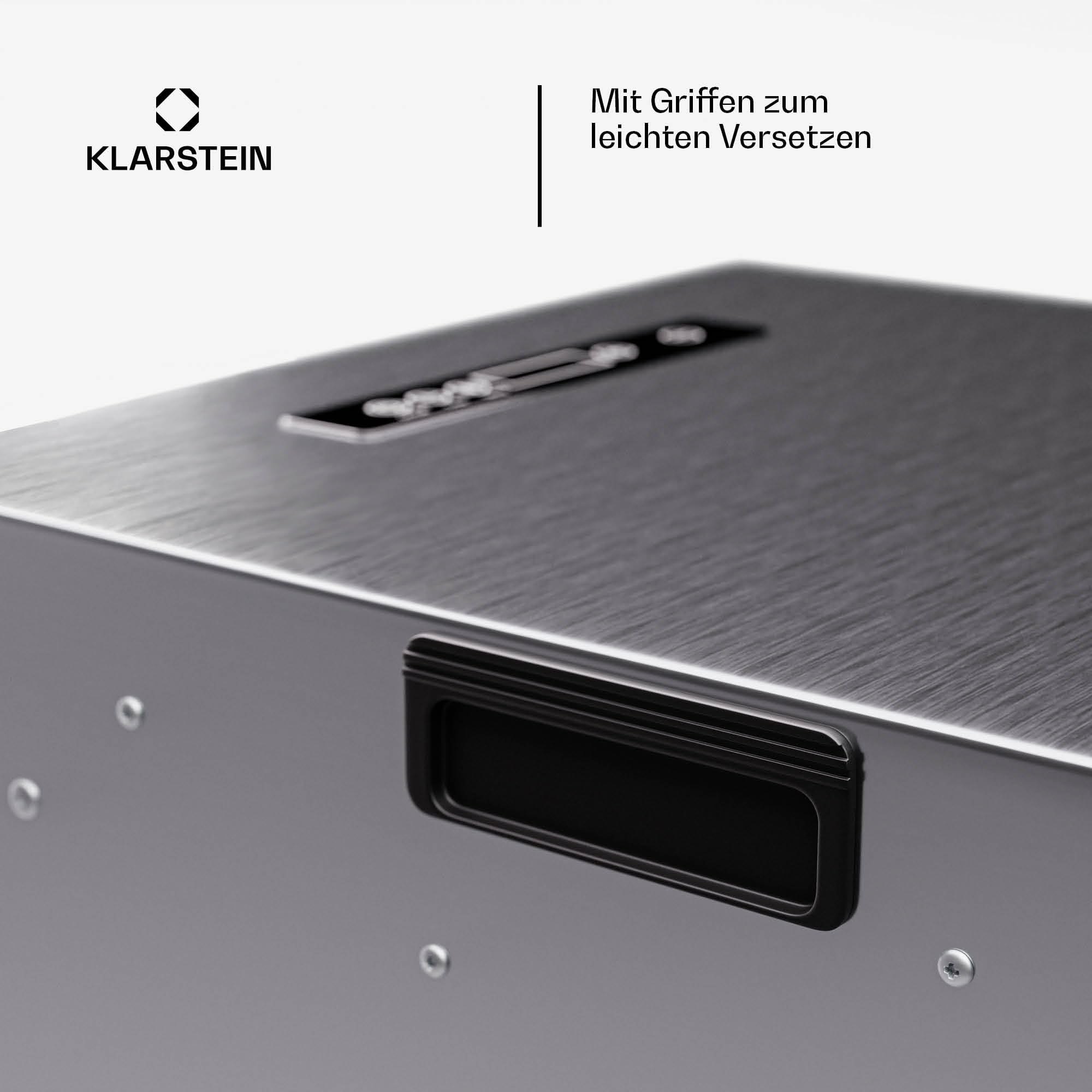 Klarstein Dörrgerät, Dörrautomat für Gemüse, Obst, Pilze & Fleisch, 1500W Edelstahl-Dörrautomat, Trockenautomat mit 16 Metallgitter, Dörrgerät mit 24H Timer & Touch-Display, Food Dehydrator